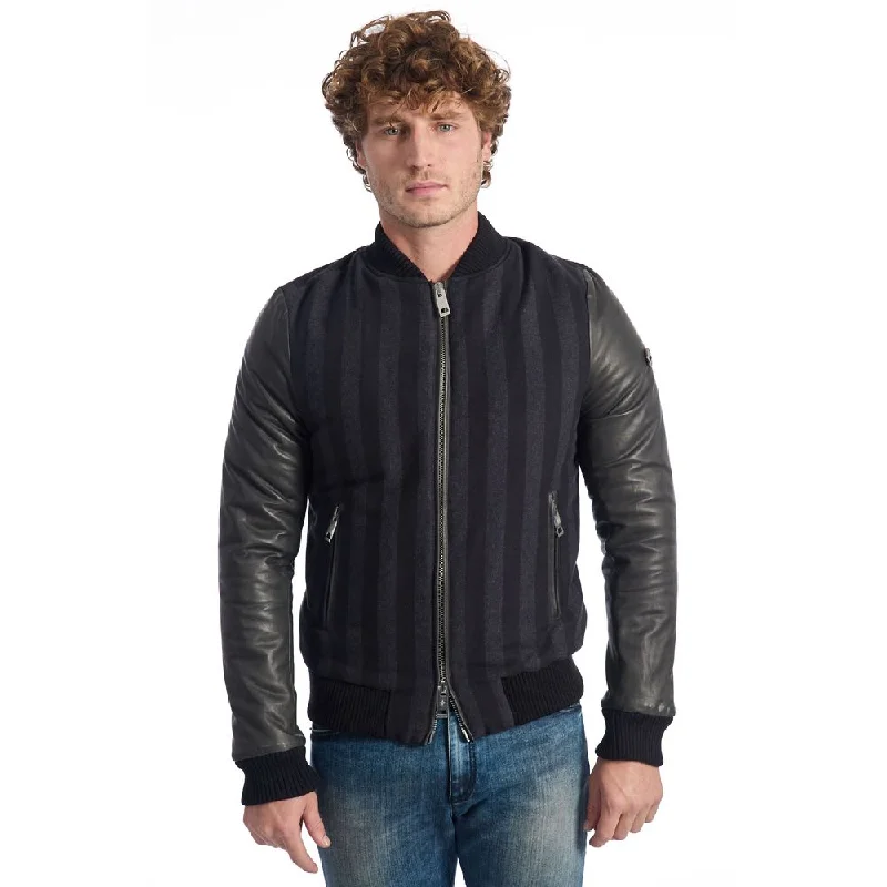 Street-inspired Roberto Pepe Luxury  Lamb Men's Jacket