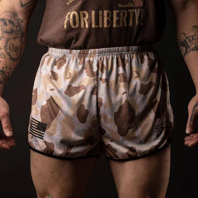 Cargo Shorts Ranger Panties - Frog Skin Beach Camo