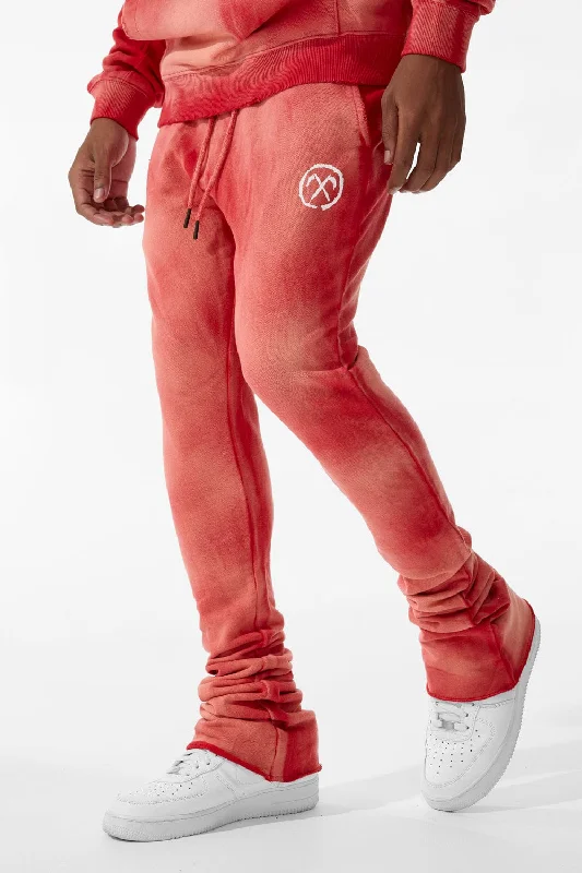 Workwear Jackets Afterlife Stacked Sweatpants (Red)