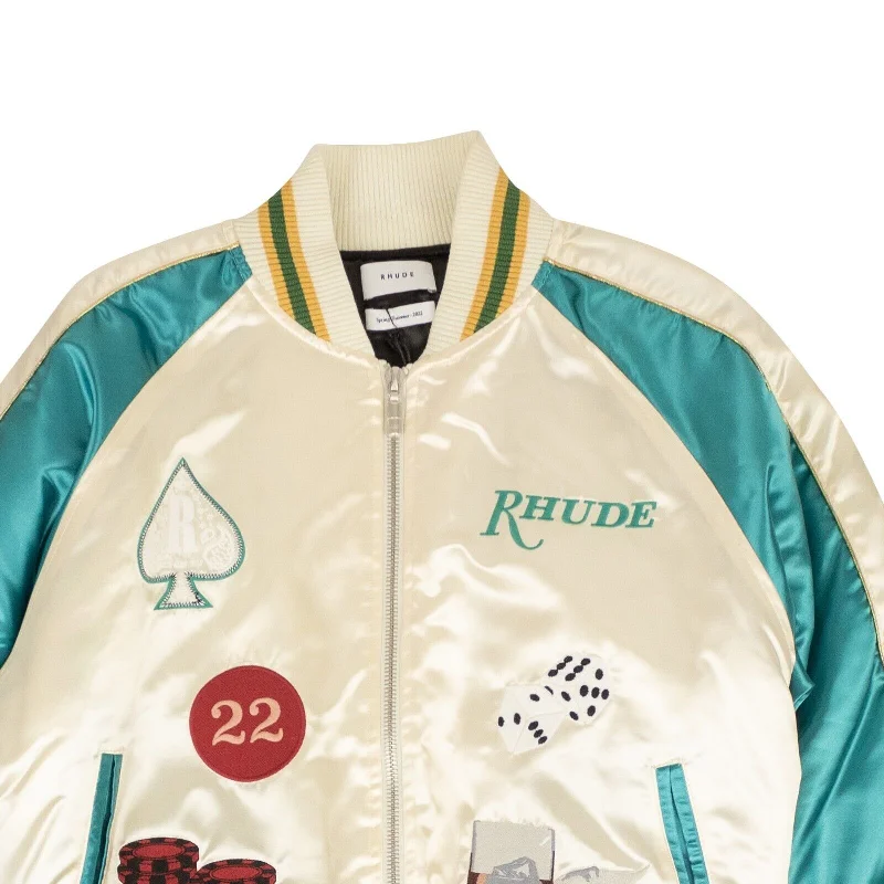 Stylish Hats White Smoking Patches Jacket