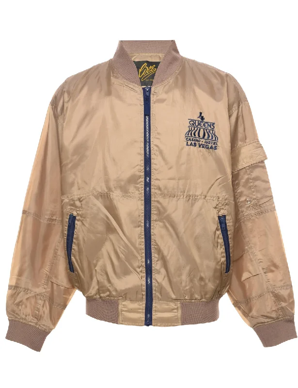 Sports Jackets Nylon Bomber Jacket - L