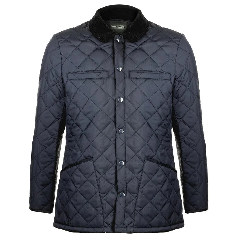 Slim-fit Trousers BEAUCAIRE Bond Quilted Jacket NAVY REG