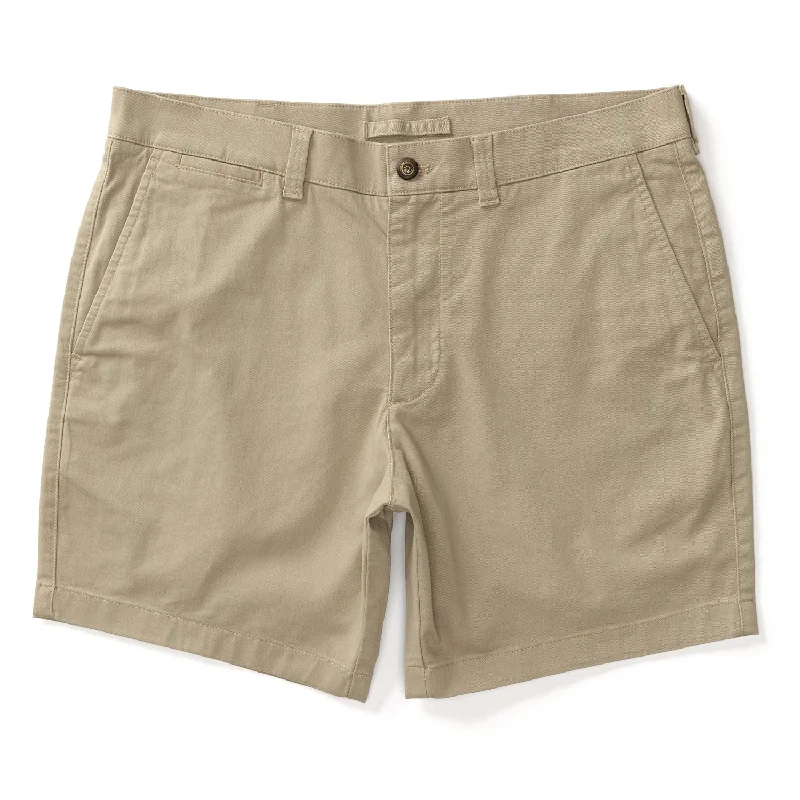 Casual Trousers 7" Gold School Chino Short (Khaki)