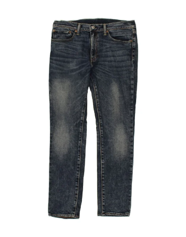 Street-inspired LEVI'S Mens 511 Slim Jeans W36 L32 Blue Cotton