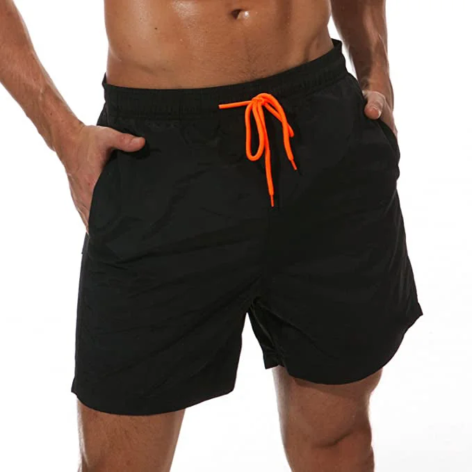 Casual Footwear Men's Swim Trunks Quick Dry Beach Shorts with Pockets