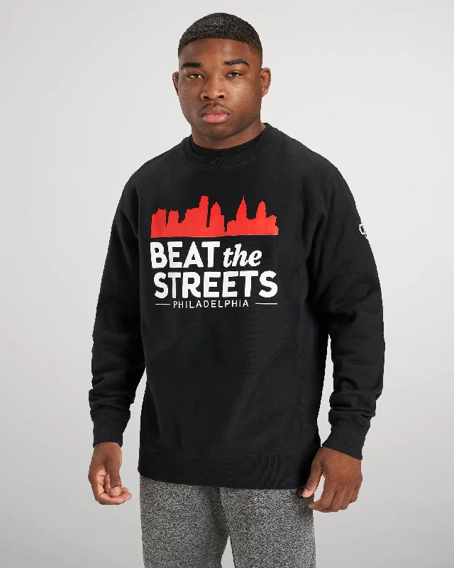 Sporty Jackets BTS Philly Sky Line Heavyweight Crewneck