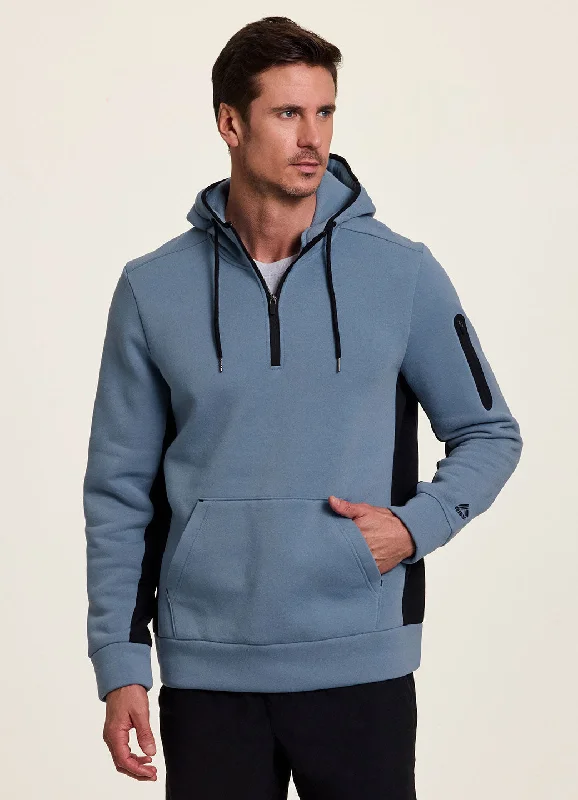 Rain Jackets Prime Contrast Quarter Zip Fleece Sweatshirt