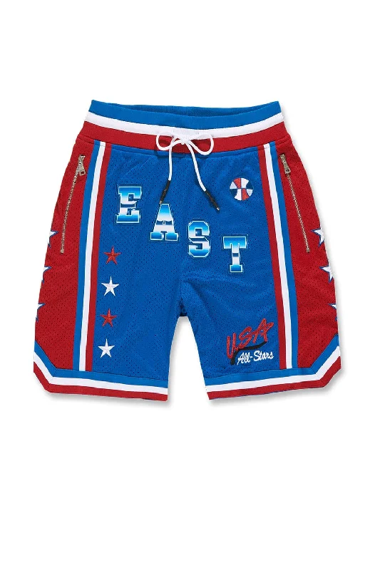 Slim-fit Shirts Retro - All Star Basketball Shorts (Retro Blue)