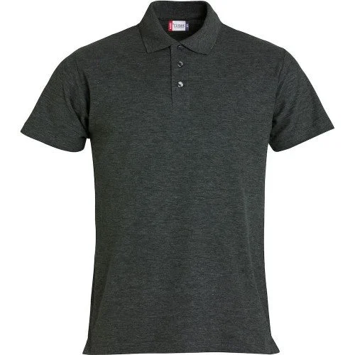 Athletic Vests Clique Mens Basic Melange Polo Shirt