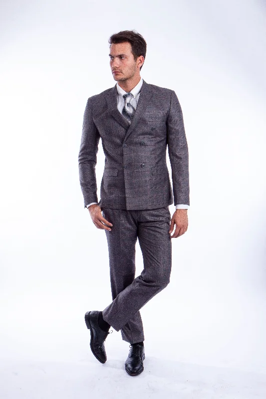 Sporty Jackets Dk.Gray Suit For Men Formal Suits For All Ocassions