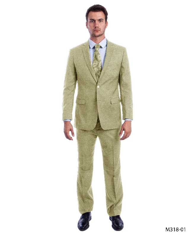 Knit Sweaters Lt.Beige Suit For Men Formal Suits For All Ocassions