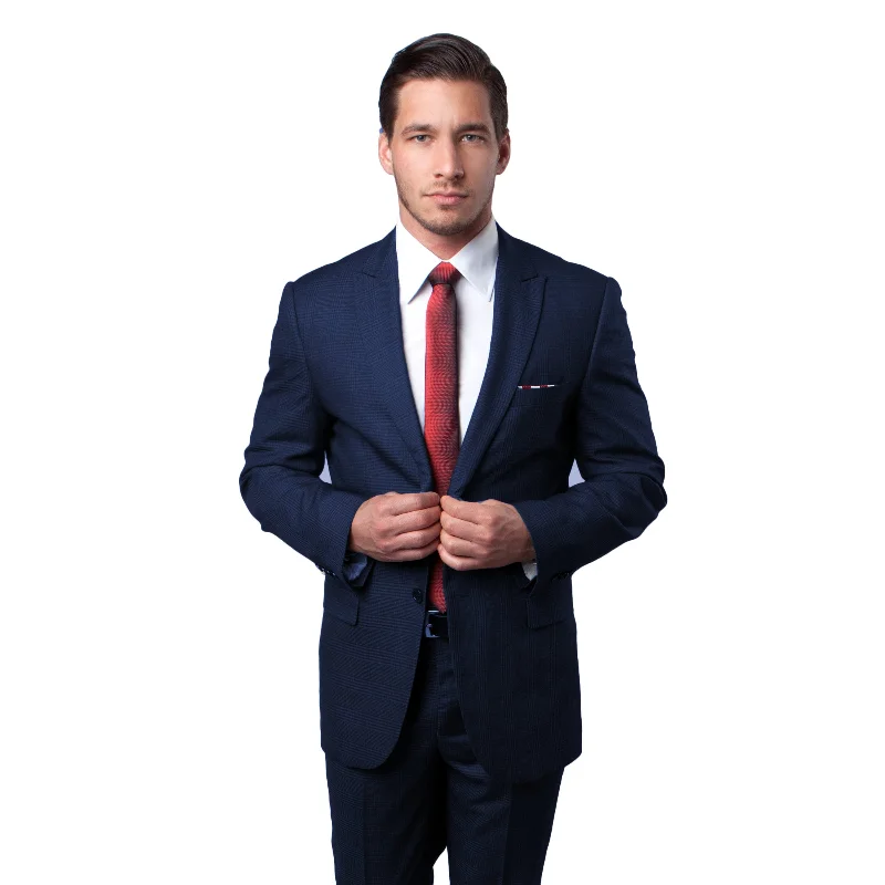 Athleisure Wear Navy Suit For Men Formal Suits For All Ocassions