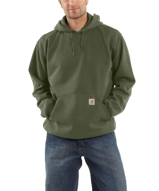 Designer Scarves Carhartt Men’s Midweight Pullover Hooded Sweatshirt - Moss