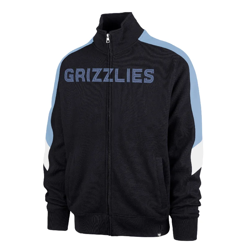 Printed Sweatshirts MEMPHIS GRIZZLIES WORDMARK '47 SHOOT OUT TRACK JACKET