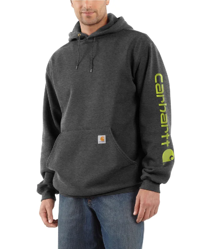 Chunky Sneakers Carhartt Midweight Logo Hooded Sweatshirt - Carbon Heather