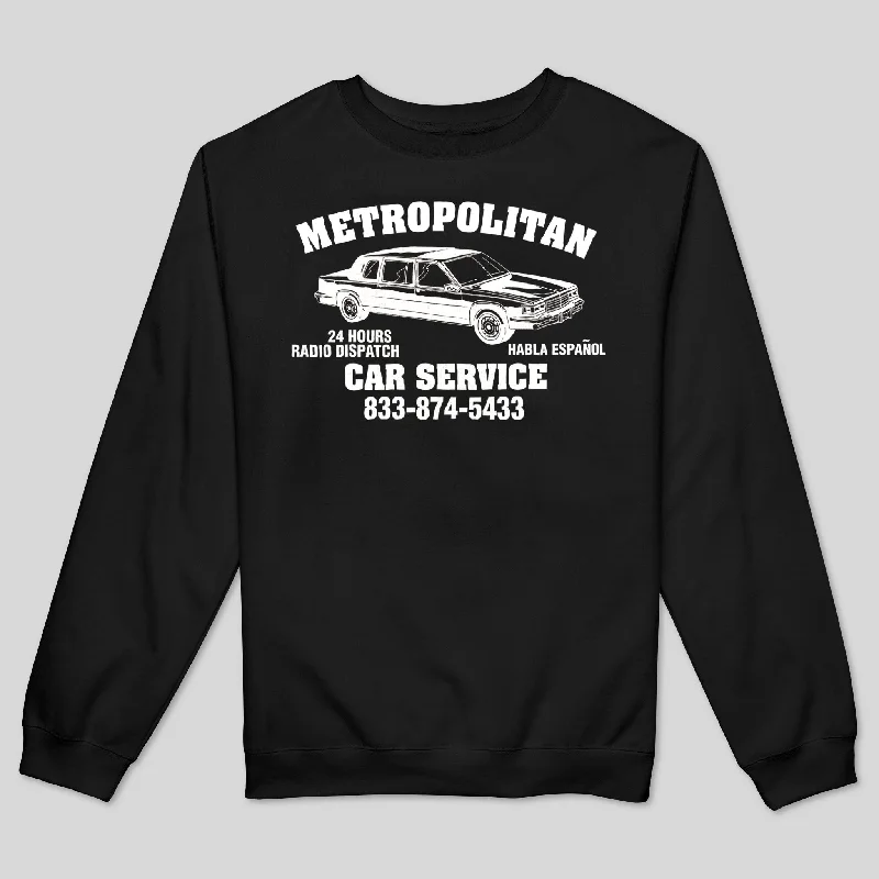 Turtleneck Sweaters METROPOLITAN CAR SERVICE MEN'S SWEATSHIRT