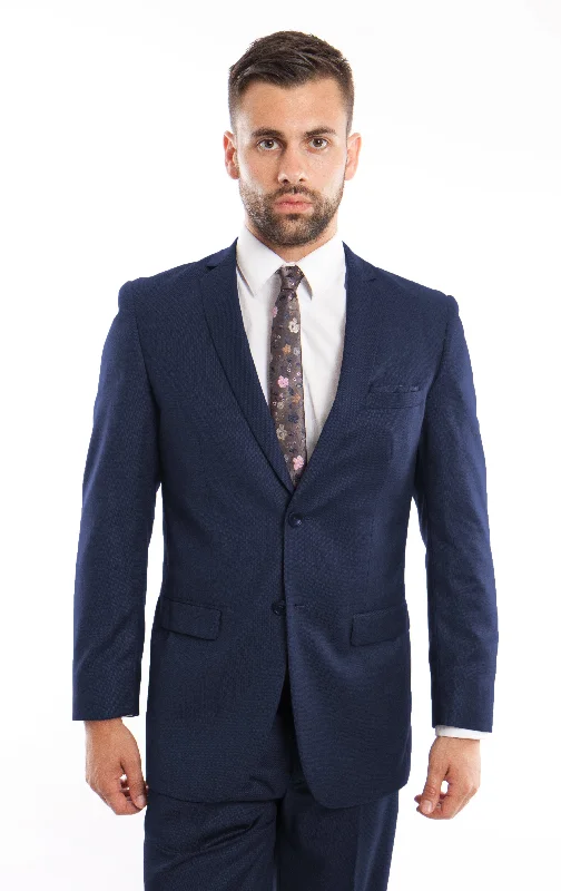 Chinos Style Navy Suit For Men Formal Suits For All Ocassions