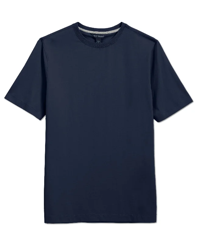 Statement Shirts Pima Cotton Short Sleeve Crew Tee, Midnight