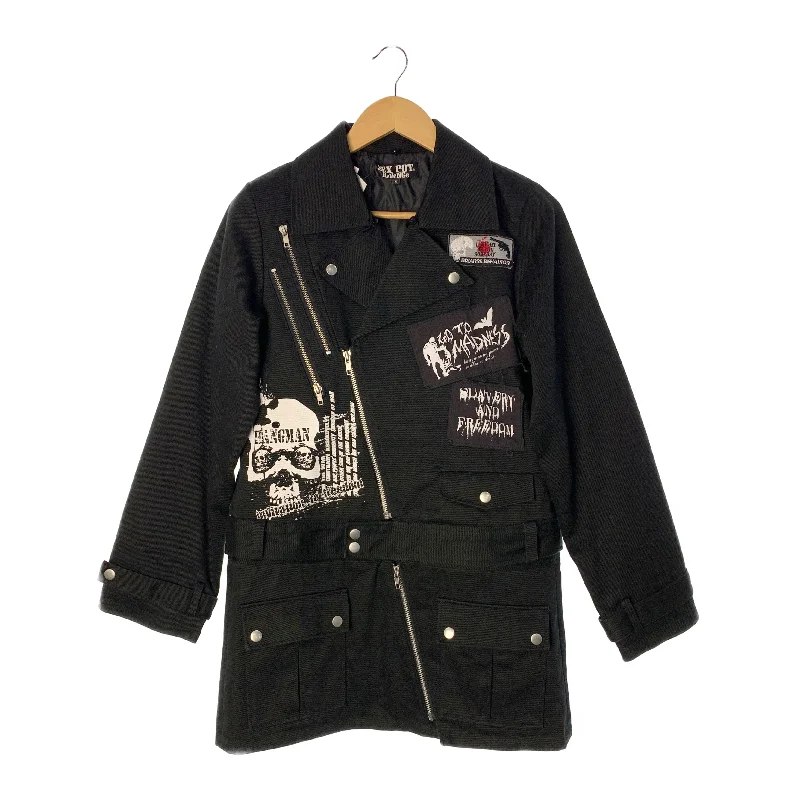 Printed Jackets SEX POT REVENGE//Riders Jkt (W)/M/BLK/Cotton