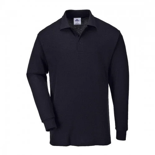 Winter Scarves Portwest Mens Genoa Long-Sleeved Polo Shirt