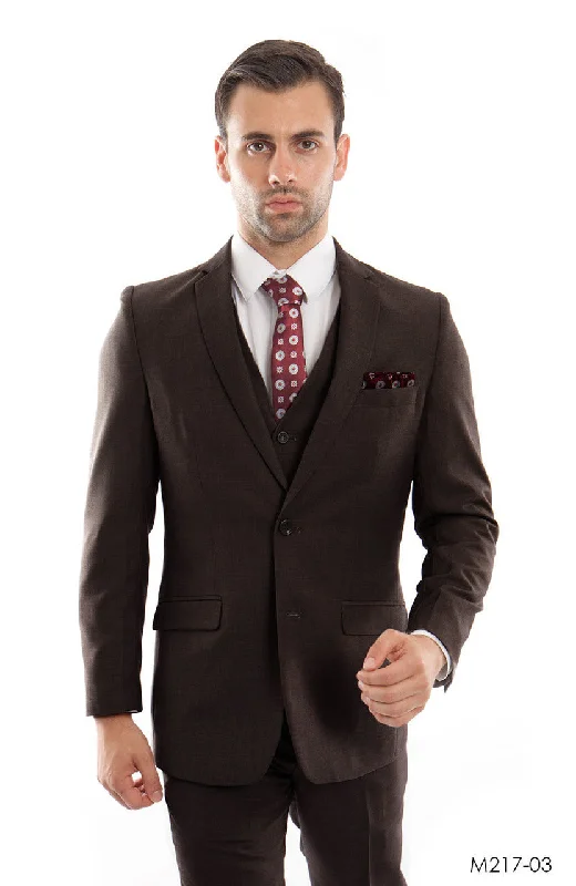 Classic Leather Charcoal Suit For Men Formal Suits For All Ocassions