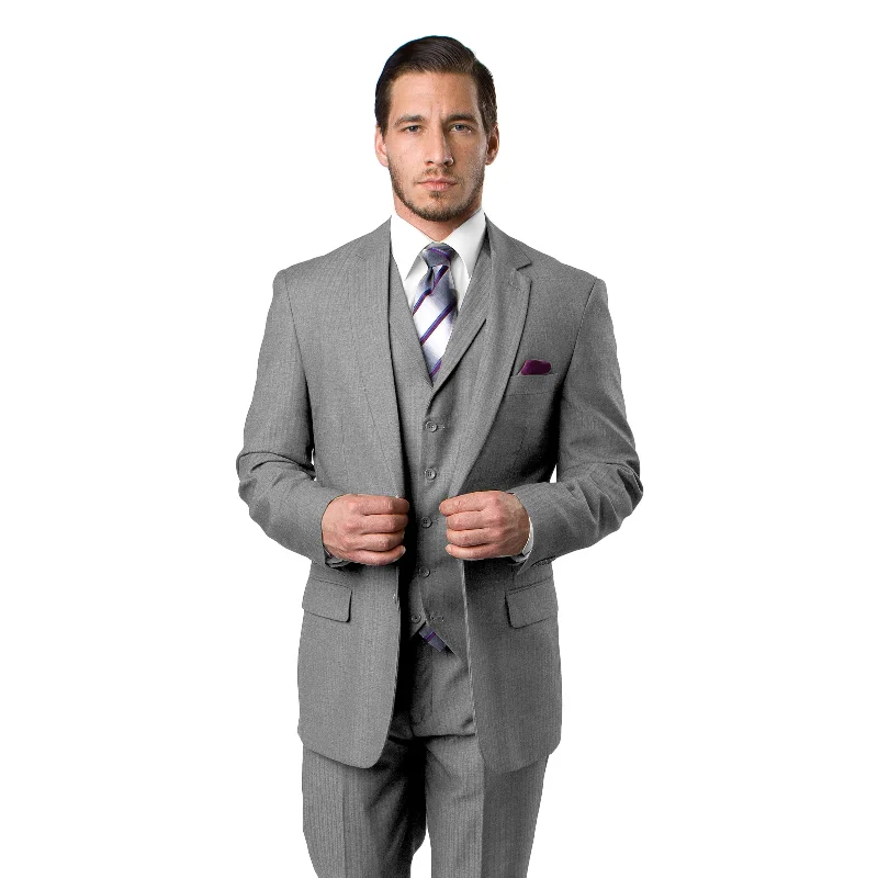 Button-up Shirts Grey Suit For Men Formal Suits For All Ocassions