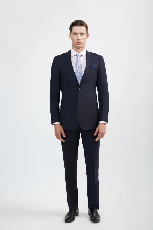 Jogging Suits Luxurious Navy Blue Italian Cut Suit