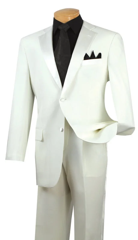 Designer Belts Men Tuxedo T-2PP-Ivory