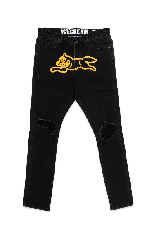 Classic Leather Icecream Running Dog Jeans