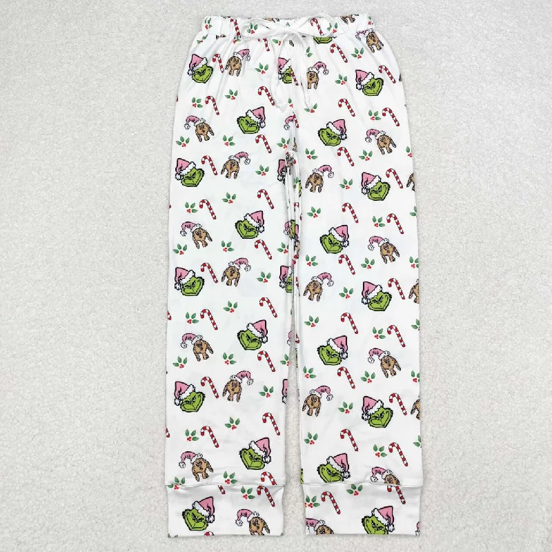 Statement Shirts RTS NO MOQ ETA 5/7days arrived P0536 Adult female grinch puppy cane white trousers