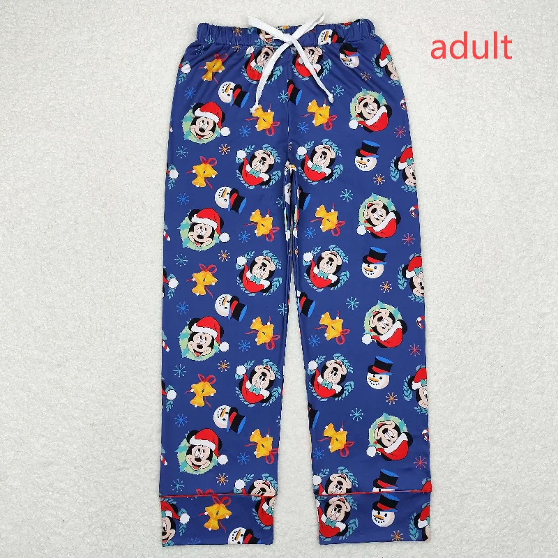 Sports Tights rts no moq P0568 Adult female Christmas Mickey navy blue trousers