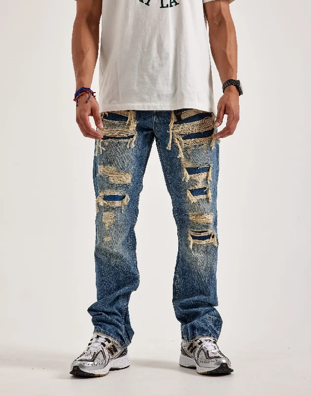 Vintage Tees Smuggler's Moon Distressed Denim Jeans