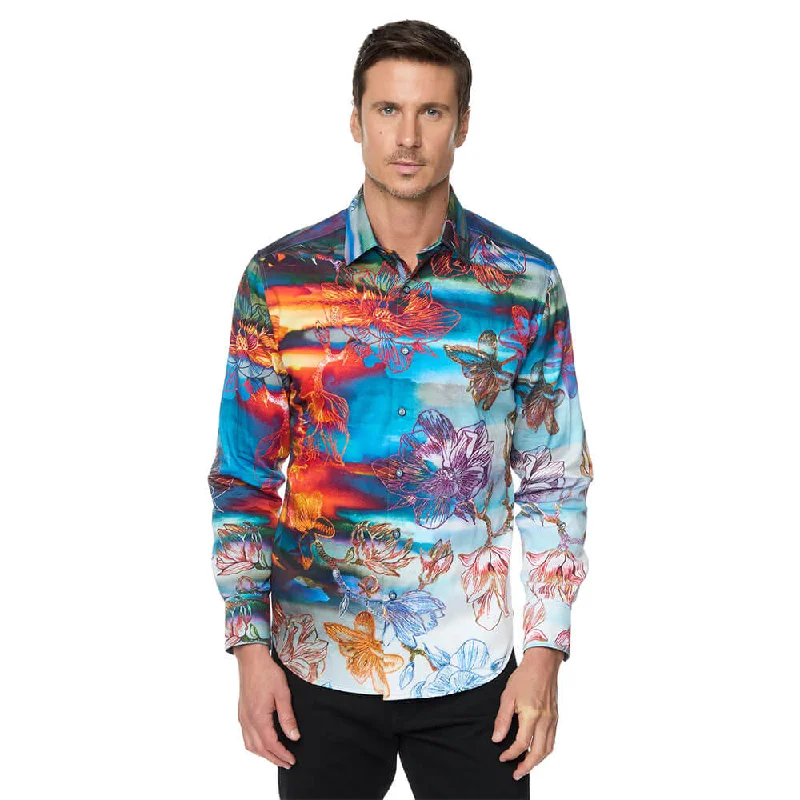 Work Boots Robert Graham Inverness Classic Fit Sport Shirt - Multi