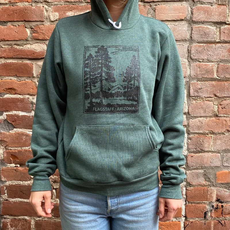 Cool Jackets Flagstaff, AZ Ponderosa Pines and San Francisco Peaks Hooded Sweatshirt