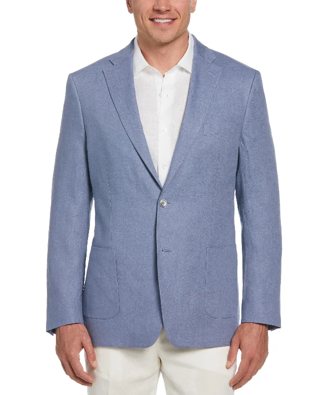 Relaxed Shirts 100% Linen Single-Breasted Sport Coat